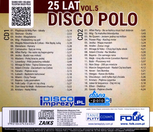 25 Lat Disco Polo vol. 5 [2CD]