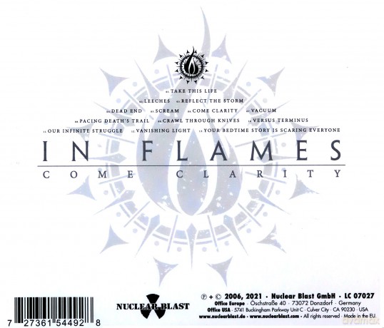 In Flames: Come Clarity [CD]