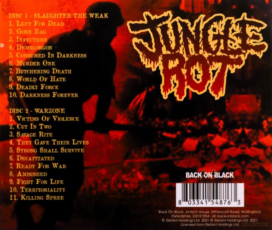 Jungle Rot: Slaughter The Weak Warzone [2CD]