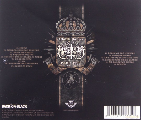 Marduk: World Panzer Battle 1999 [CD]