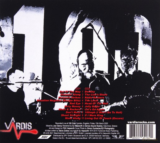 Vardis: 100M.P.H.@100CLUB (digipack) [2CD]