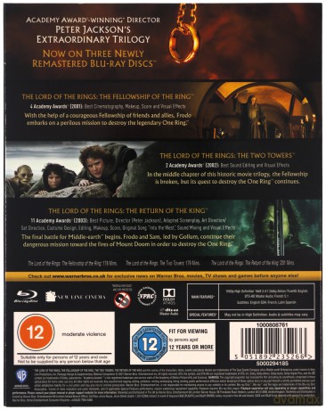 The Lord of the Rings Trilogy (Theatrical Versions) (Władca Pierścieni) [6xBlu-Ray]