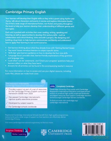 Cambridge Primary English Learner's Book 1 with Digital access - Gill Budgell [KSIĄŻKA]