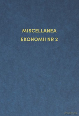 Miscellanea ekonomii nr 2 [KSIĄŻKA]
