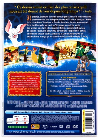 Anastasia (Anastazja) [DVD]