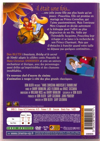 Thumbelina (Calineczka) [DVD]