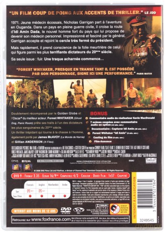 The Last King of Scotland (Ostatni król Szkocji) [DVD]