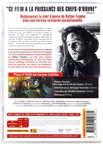 Johnny Got His Gun (Johnny poszedł na wojnę) [DVD]