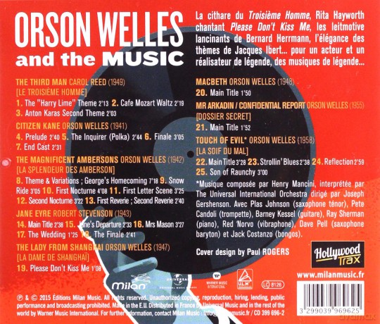 Orson Welles And The Music [CD]
