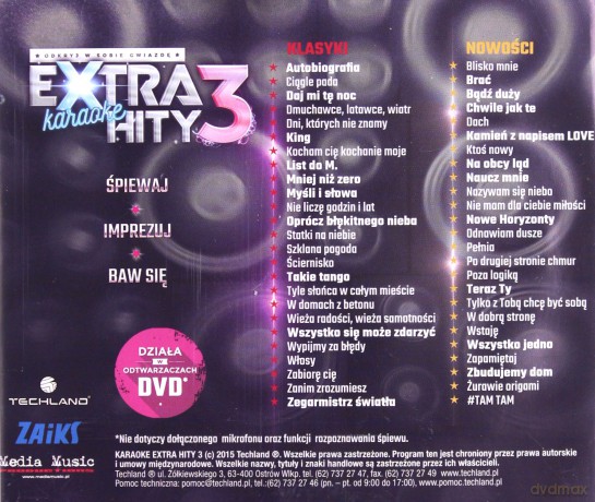 Extra Hity Karaoke 3 [DVD]