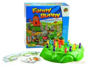 Gra Rodzinna Króliki Funny Bunny Wyścig Po Marchew [GRA]