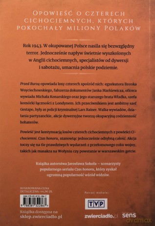Przed Burzą. Czas Honoru (Tom 2) - Jarosław Sokół [KSIĄŻKA]