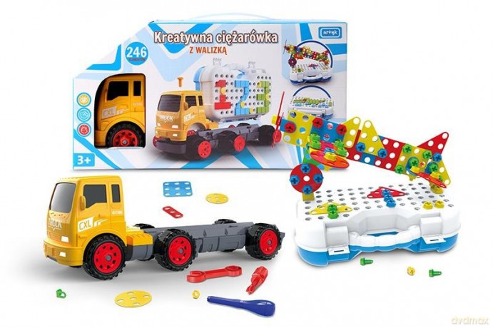 Auto z układanką do wkręcania Edu&Fun