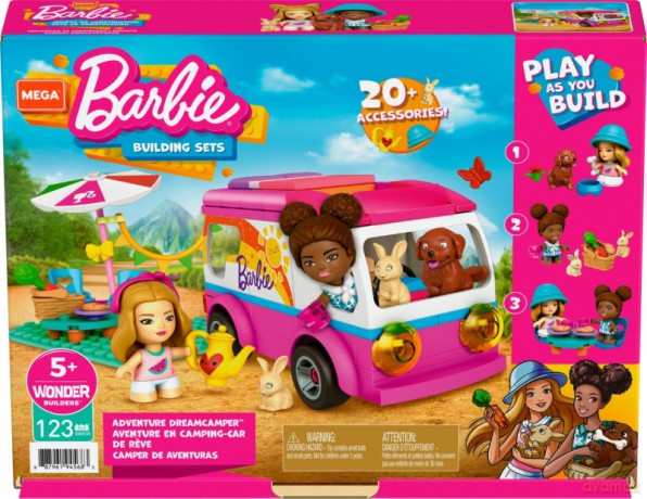 Mega Construx Barbie Wymarzony kamper [KLOCKI]