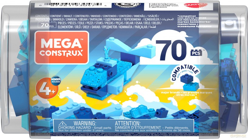 Mega Construx Mała tuba granatowa [KLOCKI]