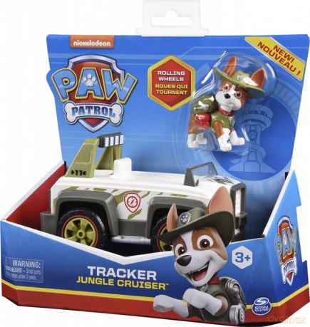 Psi Patrol Pojazd z figurką Tracker [FIGURKA]