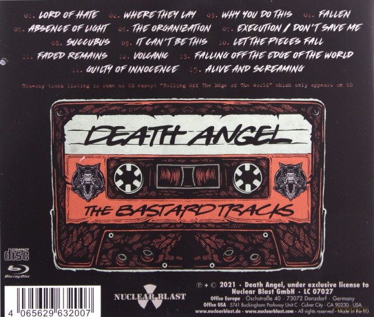 Death Angel: The Bastard Tracks [Blu-Ray]+[CD]