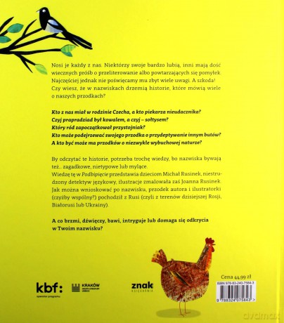 Podbipięta, czyli co się kryje w nazwiskach - Michał Rusinek [KSIĄŻKA]