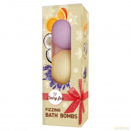 DAIRY FUN KULA D/KĄPIELI 3x100g POMAR/BROWN/LAWE