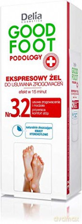 Delia Cosmetics Good Foot Podology Nr 3.2 Ekspresowy żel do usuwania zrogowaceń 60 ml