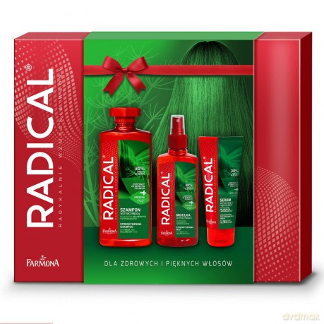 Farmona Radical Zestaw prezentowy (szampon 400 ml+serum 100 ml+mgiełka 100 ml)
