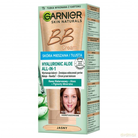 GAR GSN BB OIL FREE Hyaluronic Aloe Krem jasny