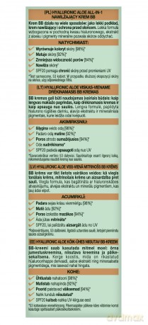 GAR GSN BB OIL FREE Hyaluronic Aloe Krem jasny