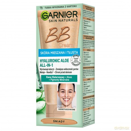 GAR GSN BB OIL FREE Hyaluronic Aloe Krem śniady