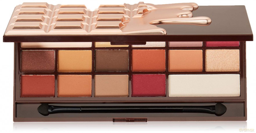 I Heart Makeup Palette Zestaw cieni do powiek Chocolate Elixir 22g (16 kolorów)