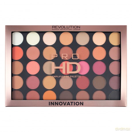 Makeup Revolution Palette Pro HD Amplified 35 Zestaw cieni do powiek Innovation