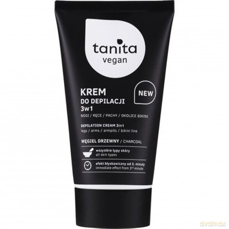 TANITA VEGAN Krem d/depil.ciała z węglem