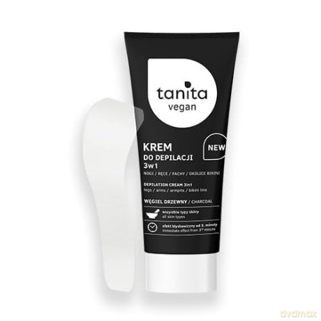 TANITA VEGAN Krem d/depil.ciała z węglem