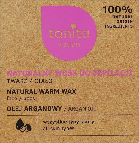 TANITA VEGAN Wosk d/depil.ciała z ol.Arganowym
