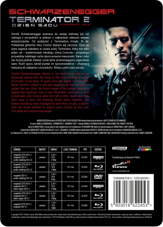 Terminator 2: Dzień sądu. 30 rocznica (steelbook) [2xBlu-Ray 4K]+[3xBlu-Ray]+[DVD] wersja A