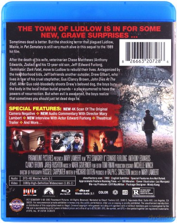 Pet Sematary II (Smętarz dla zwierzaków II) [Blu-Ray]