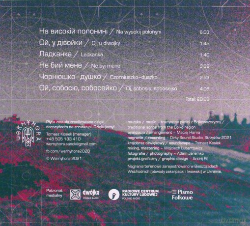 Wernyhora: Bojkowski Głos Bieszczadu [CD]