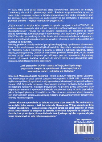 Ciężar korony, czyli dlaczego niektórzy nie mogą wyzdrowieć - Magdalena Cubała [KSIĄŻKA]