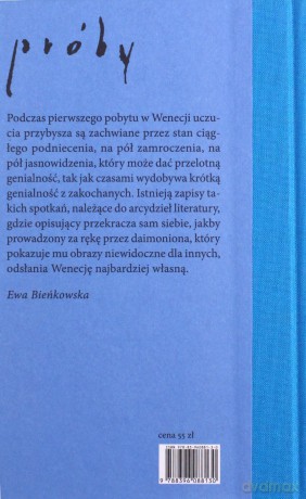 Co mówią kamienie Wenecji - Ewa Bieńkowska [KSIĄŻKA]