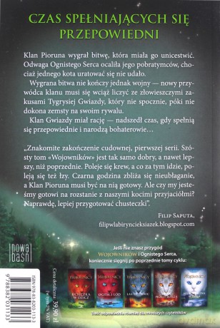 Czarna godzina. Wojownicy (Tom 6) - Erin Hunter [KSIĄŻKA]