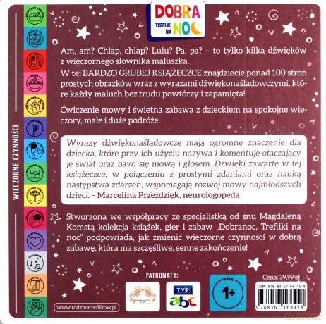 Idę lulu, to papa! Bobaski i miś. Dobranoc, Trefliki na noc - Martyna Jelonek [KSIĄŻKA]