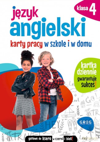 Język angielski. Karty pracy w szkole i w domu. Klasa 4 - Wioleta Antecka [KSIĄŻKA]