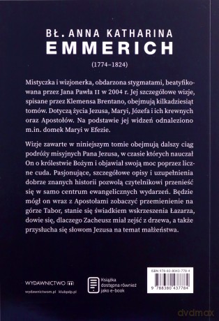 Nauczanie i cuda Chrystusa Pana. Znaki królestwa Bożego - Anna Katharina Emmerich [KSIĄŻKA]