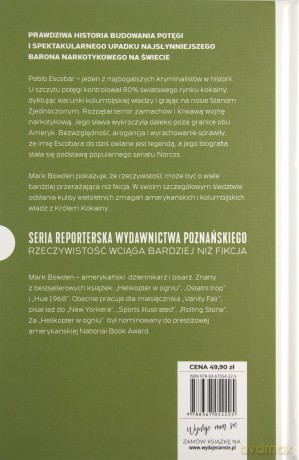 Polowanie na Escobara. Historia najsłynniejszego barona narkotykowego - Mark Bowden [KSIĄŻKA]