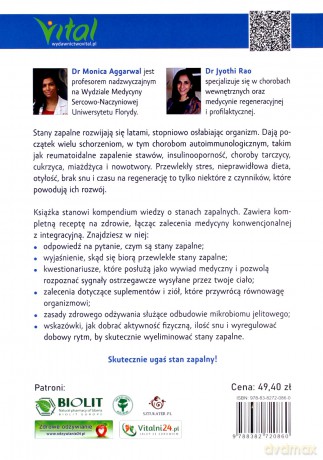 Przewlekłe stany zapalne. Jak je rozpoznać i wyeliminować. Poznaj ukrytą przyczynę wielu chorób, w tym autoimmunologicznych, i odzyskaj zdrowie - Monica Aggarwal,Jyothi Rao [KSIĄŻKA]