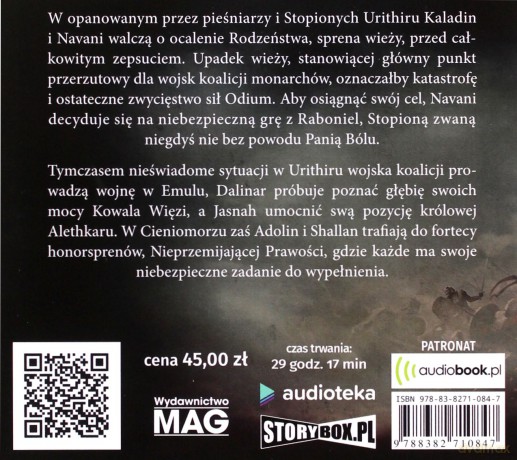Rytm wojny (Tom 2) - Brandon Sanderson [AUDIOBOOK]