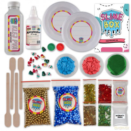 Zestaw do robienia slime CHRISTMAS