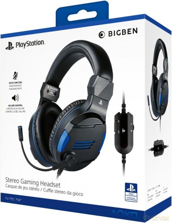 Official Stereo Gaming Headset For Ps4: Bb Cuffia Gaming Licenza Uff. Sony [CD]