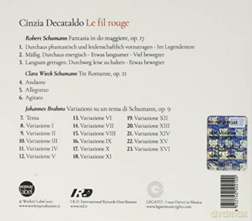 Cinzia Decataldo: Le Fil Rouge [CD]