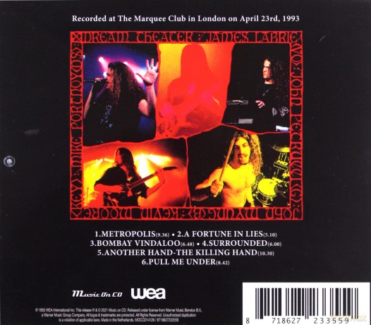 Dream Theater: Live At The Marquee [CD]