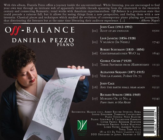 Pezzo, Daniela: Off-Balance [CD]
